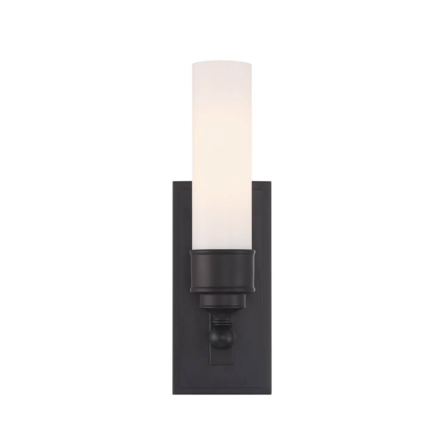 Crystorama Wilcox WLX-301-MK – 4.75 Inch – 1 Light – Sconce – Matte Black – Damp Rated