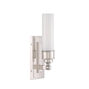 Crystorama Wilcox WLX-301-PN – 4.75 Inch – 1 Light – Sconce – Polished Nickel – Damp Rated