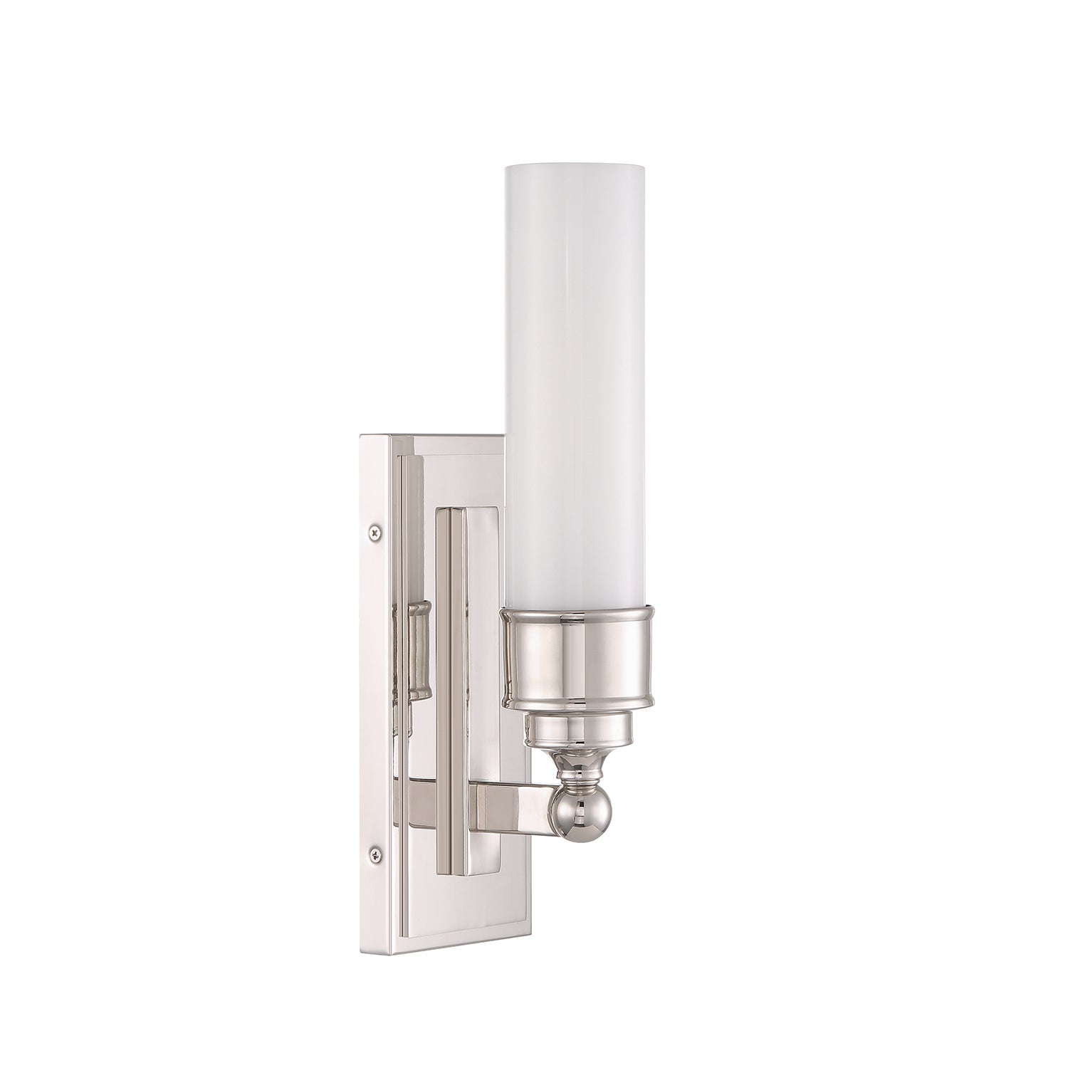 Crystorama Wilcox WLX-301-PN – 4.75 Inch – 1 Light – Sconce – Polished Nickel – Damp Rated
