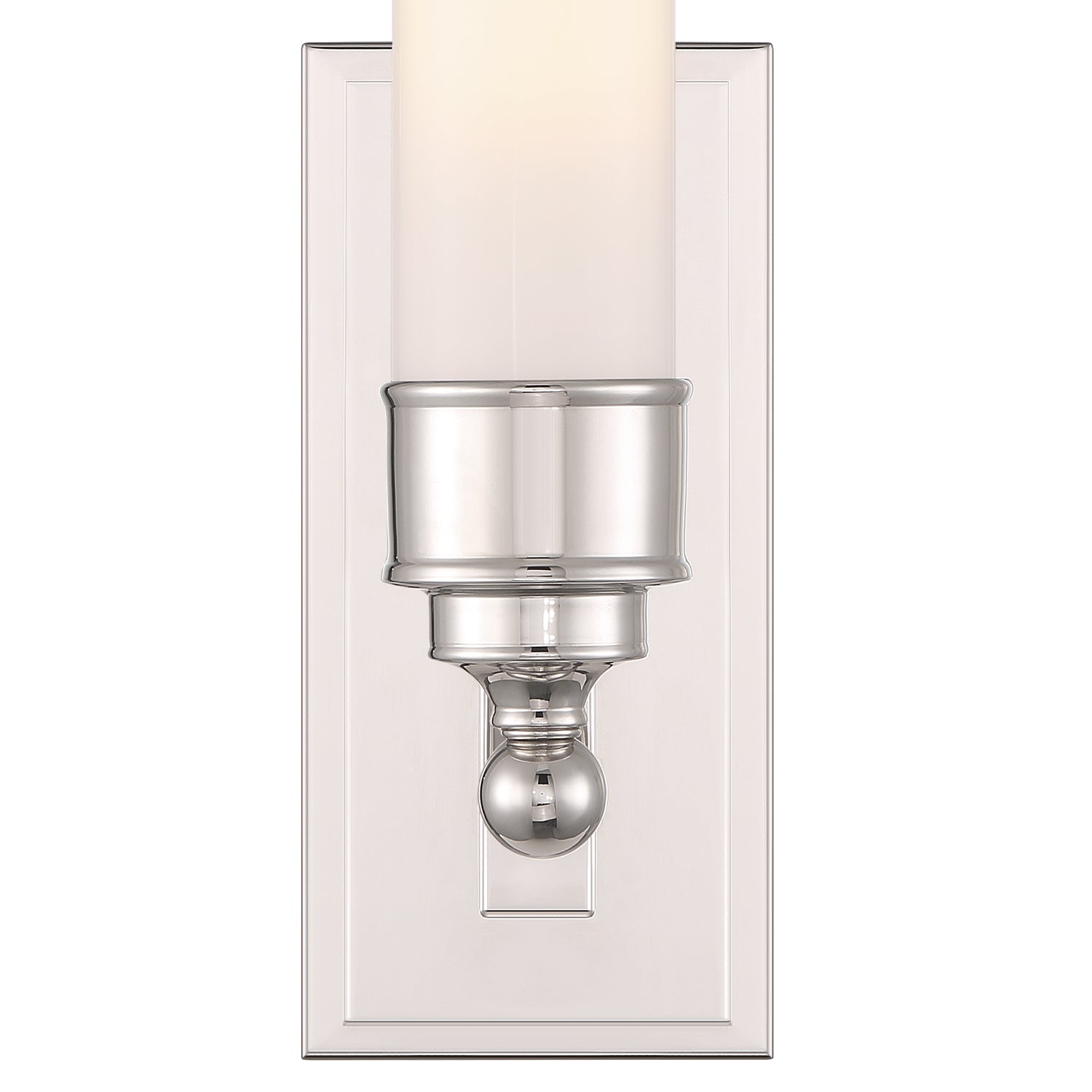 Crystorama Wilcox WLX-301-PN – 4.75 Inch – 1 Light – Sconce – Polished Nickel – Damp Rated