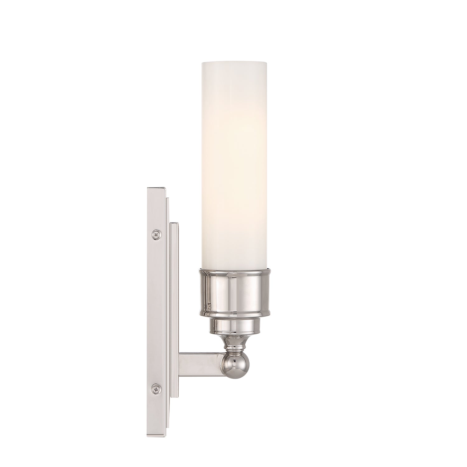 Crystorama Wilcox WLX-301-PN – 4.75 Inch – 1 Light – Sconce – Polished Nickel – Damp Rated