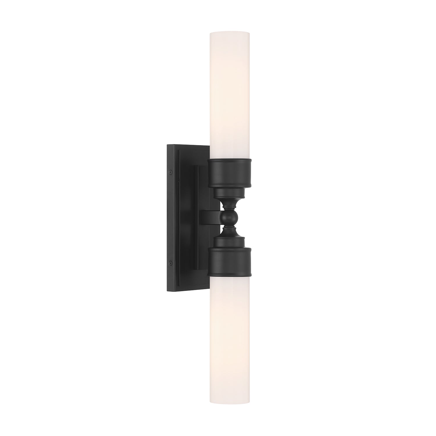 Wilcox 2 Light LED Matte Black Sconce