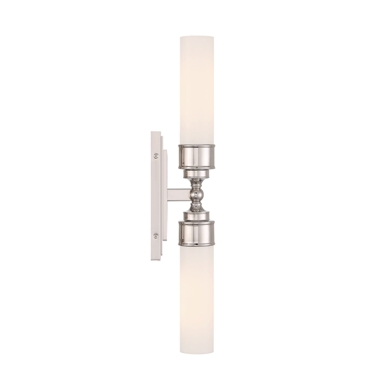 Crystorama Wilcox WLX-302-PN – 4.75 Inch – 2 Light – Sconce – Polished Nickel – Damp Rated