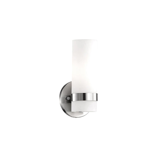 Milano 9-in Brushed Nickel LED Wall Sconce