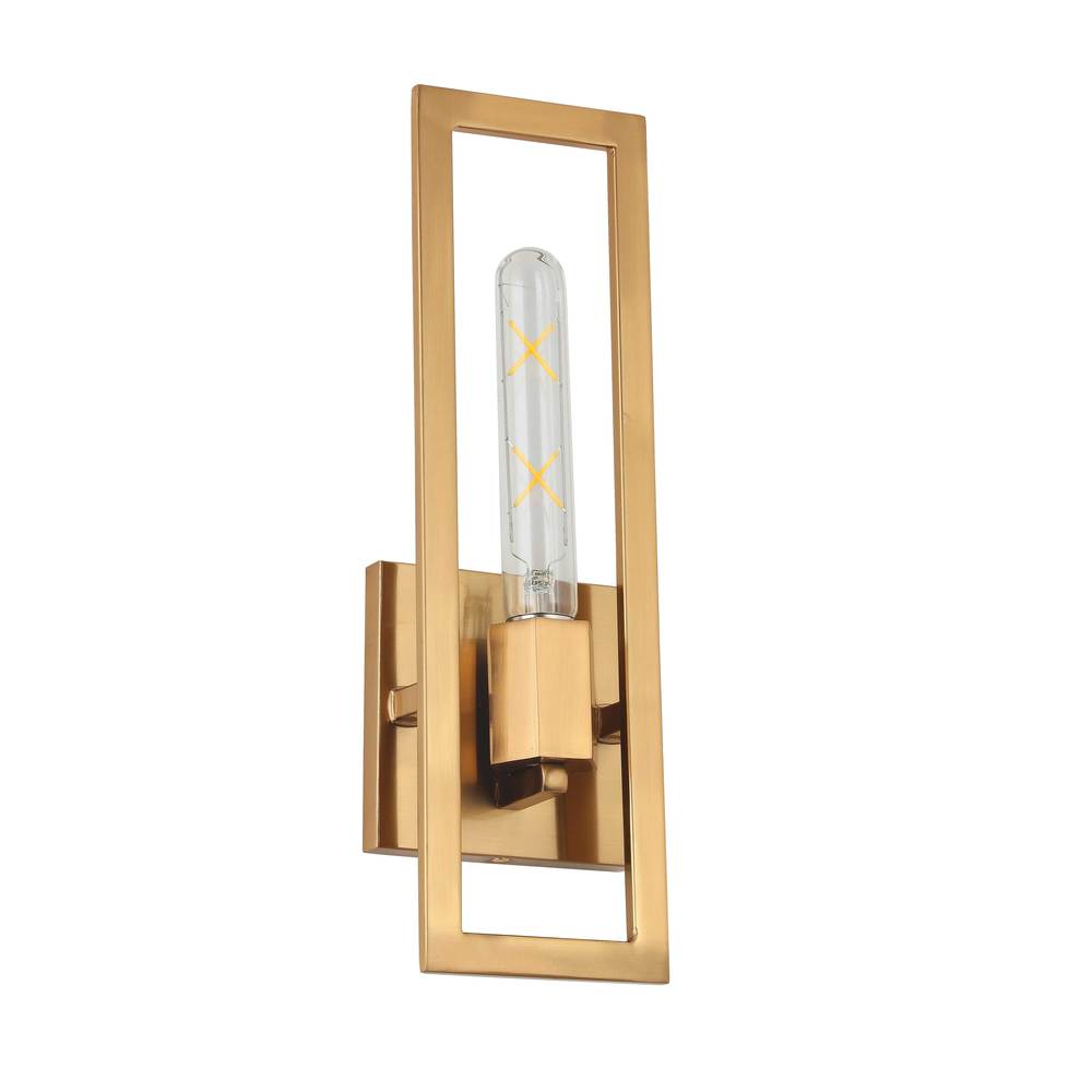 Dainolite WTS-141W-AGB Sconce Contemporary - Aged Brass