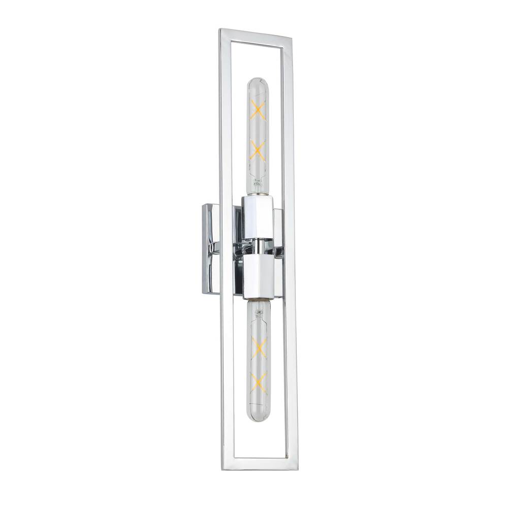 Dainolite WTS-222W-PC Sconce Contemporary - Polished Chrome