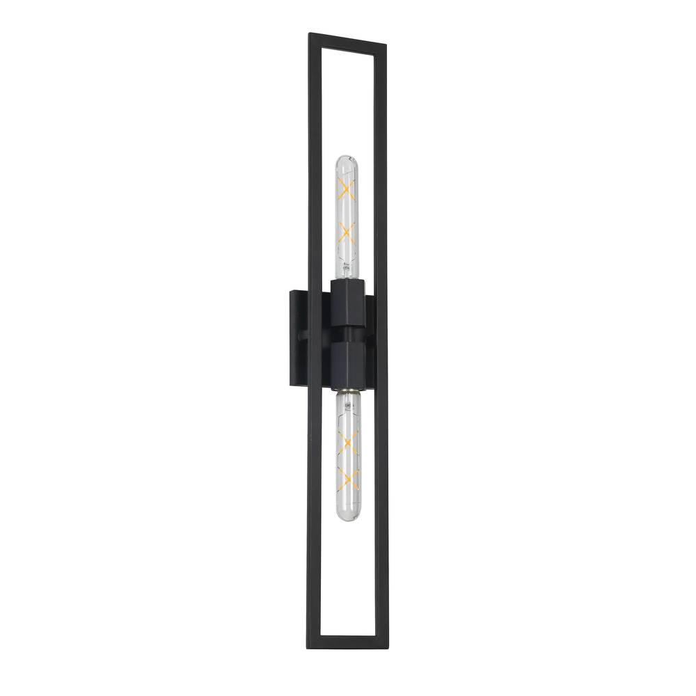 Dainolite WTS-292W-MB Sconce Contemporary - Matte Black