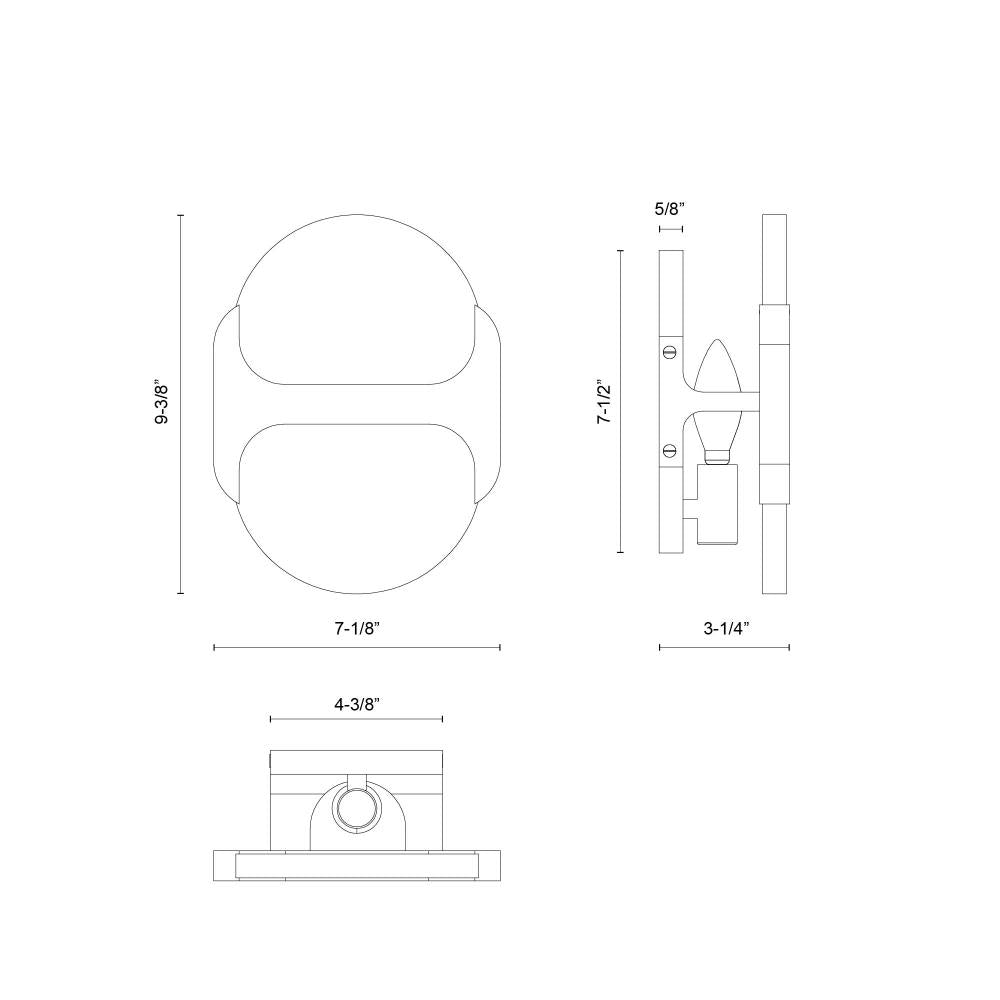 Alora Lighting ODIN WV357109UBAR Bathroom Fixture - Urban Bronze