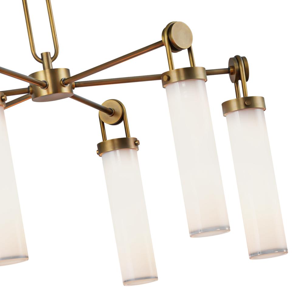 Alora Lighting WYNWOOD CH355632VBGO Chandelier - Vintage Brass