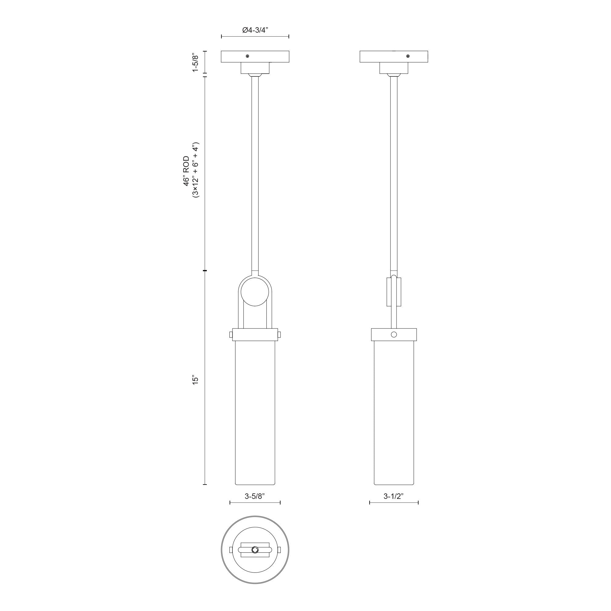 Wynwood 15-in Vintage Brass/Glossy Opal 1 Light Pendant
