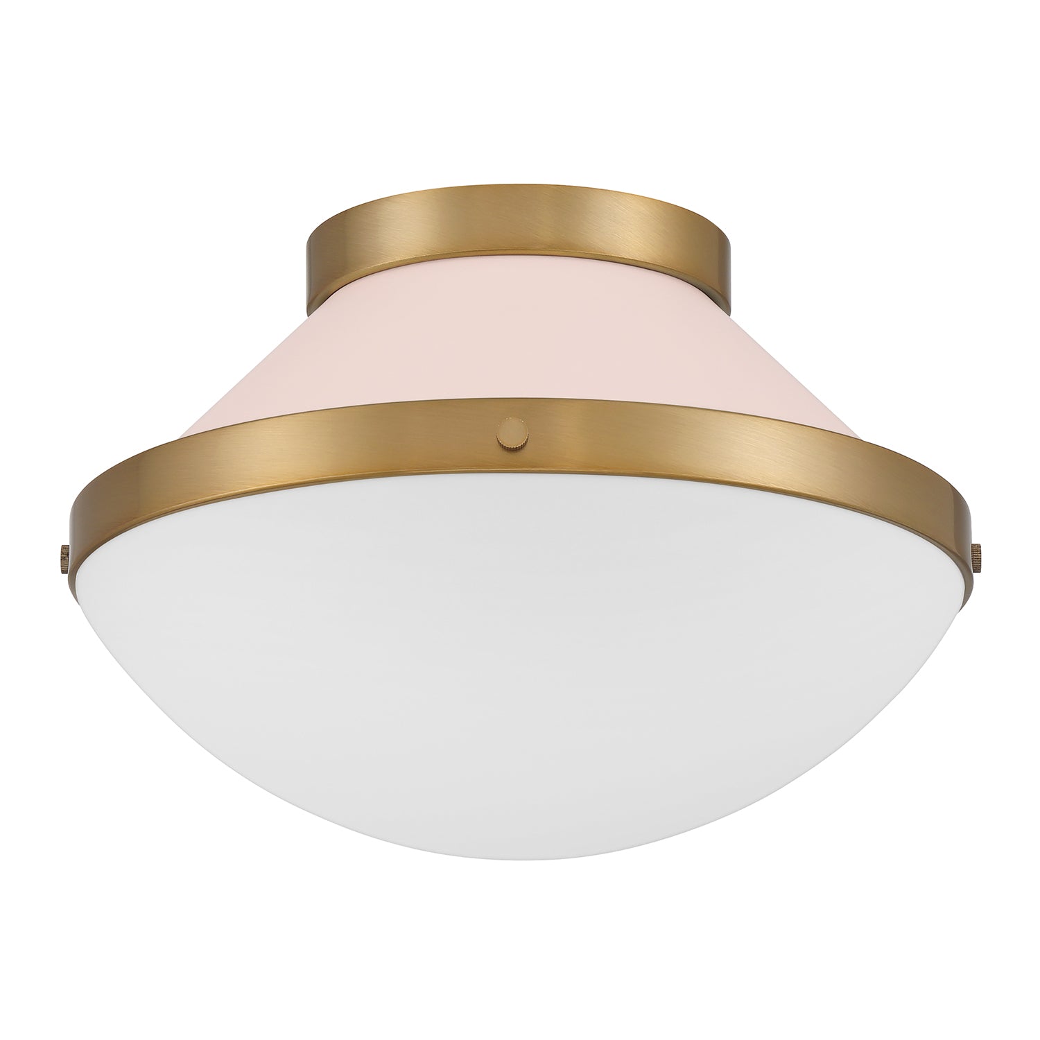 Crystorama Xander XAN-8001-VG-BH – 12.25 Inch – 1 Light – Semi Flush Mount Light – Vibrant Gold – Damp Rated