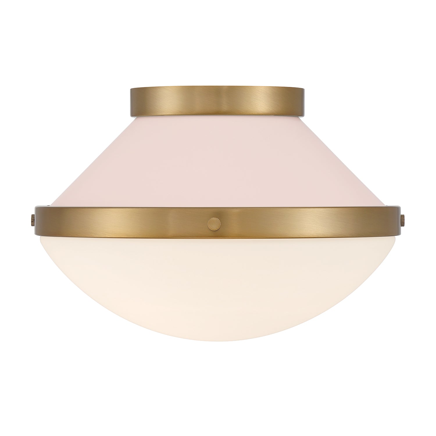 Crystorama Xander XAN-8001-VG-BH – 12.25 Inch – 1 Light – Semi Flush Mount Light – Vibrant Gold – Damp Rated