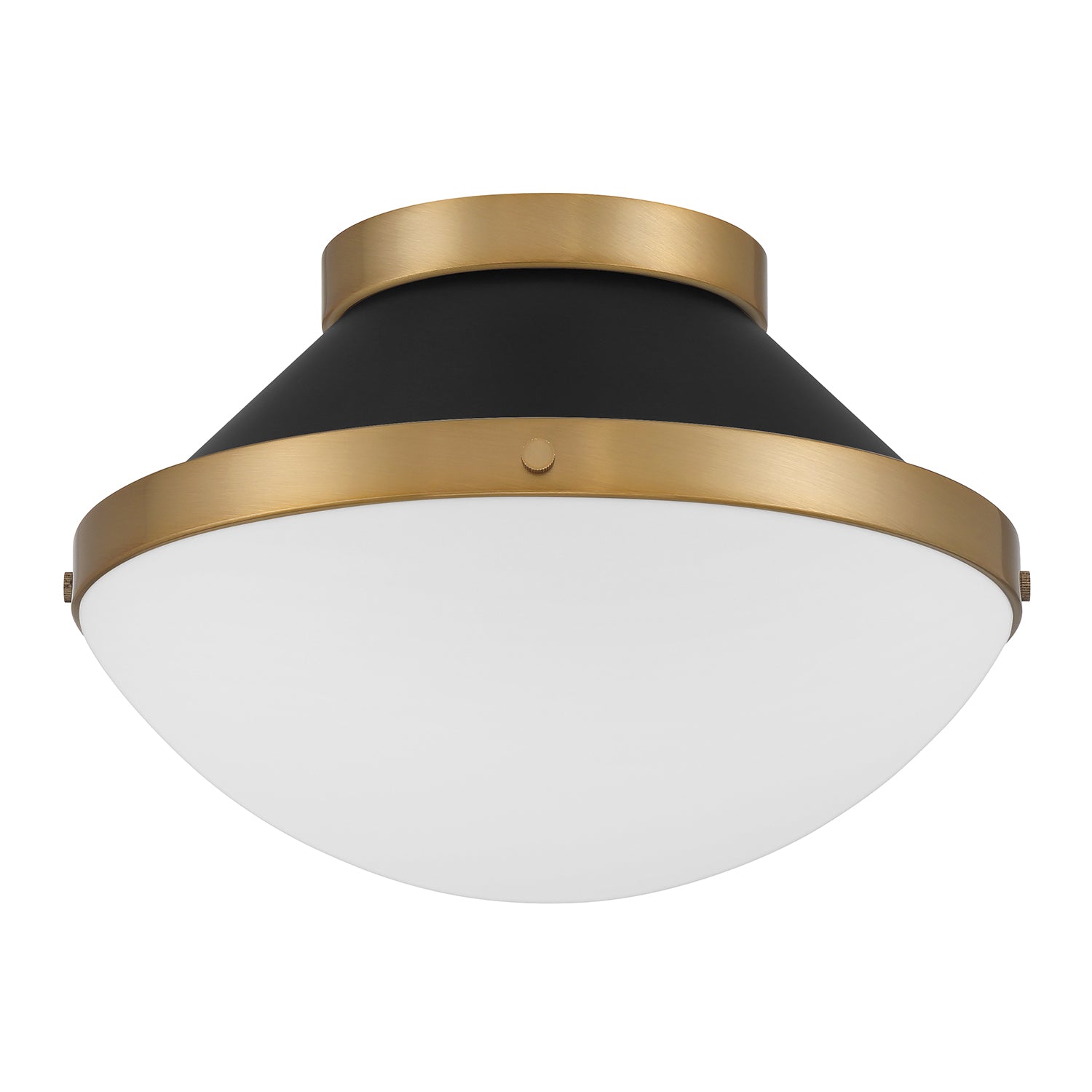 Crystorama Xander XAN-8001-VG-MK – 12.25 Inch – 1 Light – Semi Flush Mount Light – Vibrant Gold – Damp Rated