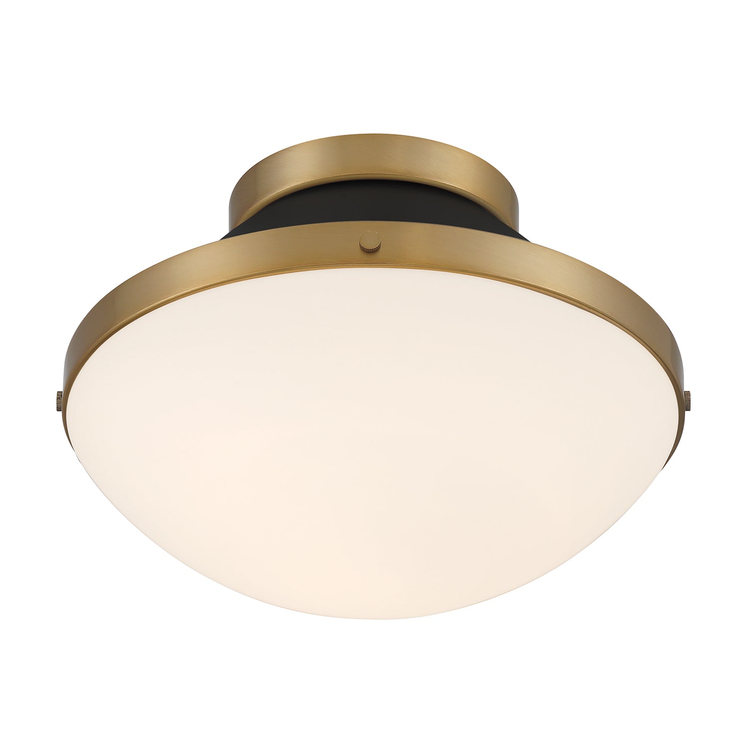 Crystorama Xander XAN-8001-VG-MK – 12.25 Inch – 1 Light – Semi Flush Mount Light – Vibrant Gold – Damp Rated