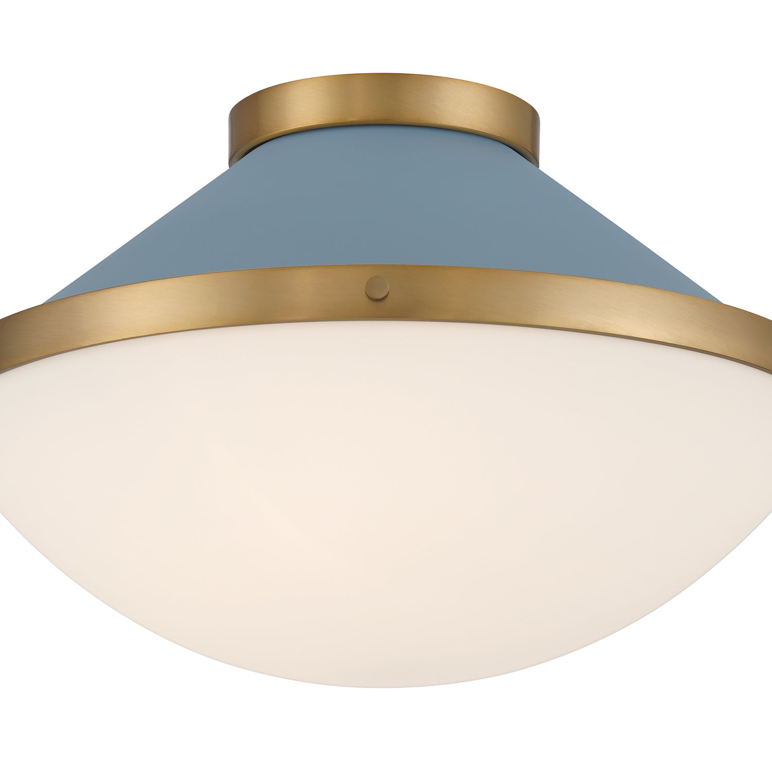 Crystorama Xander XAN-8002-VG-BL – 16.25 Inch – 2 Light – Semi Flush Mount Light – Vibrant Gold – Damp Rated