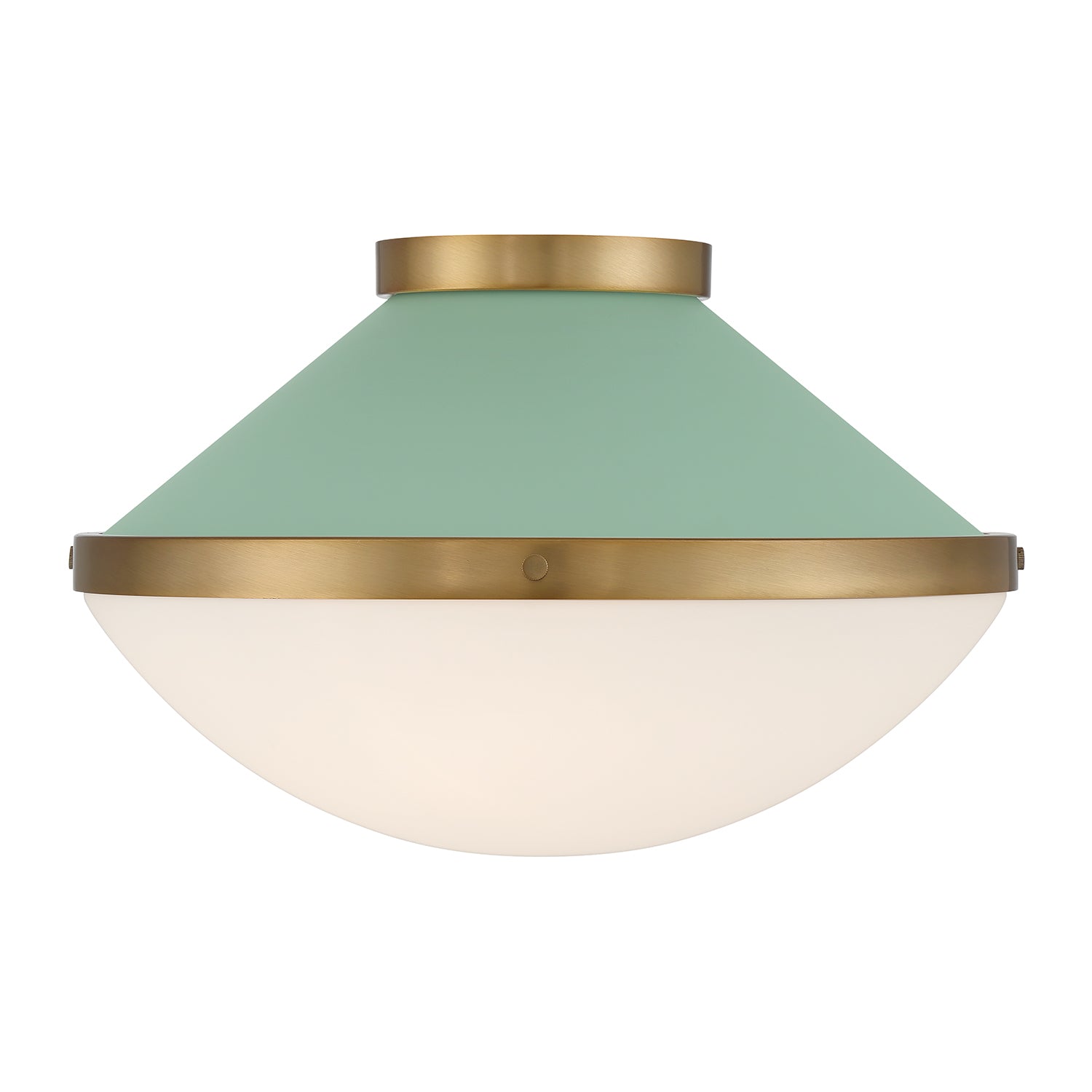 Crystorama Xander XAN-8002-VG-GR – 16.25 Inch – 2 Light – Semi Flush Mount Light – Vibrant Gold – Damp Rated