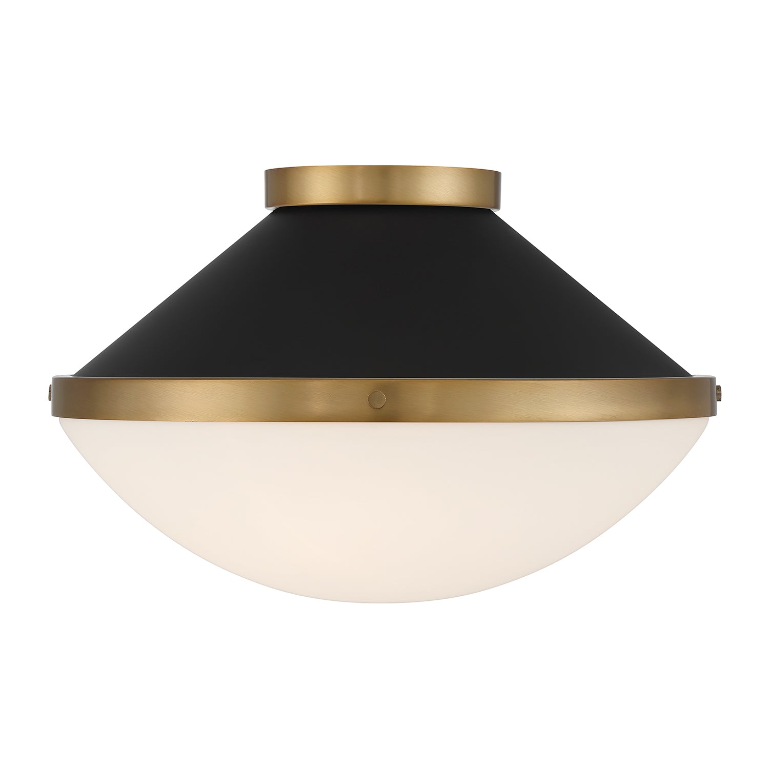 Crystorama Xander XAN-8002-VG-MK – 16.25 Inch – 2 Light – Semi Flush Mount Light – Vibrant Gold – Damp Rated