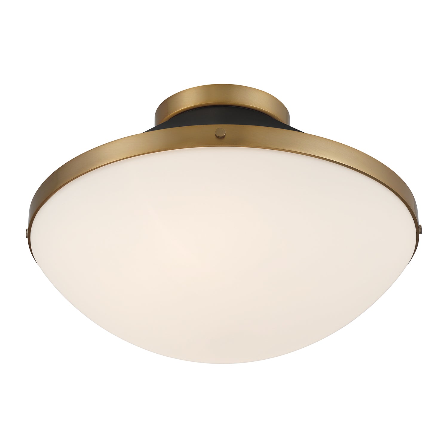 Crystorama Xander XAN-8002-VG-MK – 16.25 Inch – 2 Light – Semi Flush Mount Light – Vibrant Gold – Damp Rated
