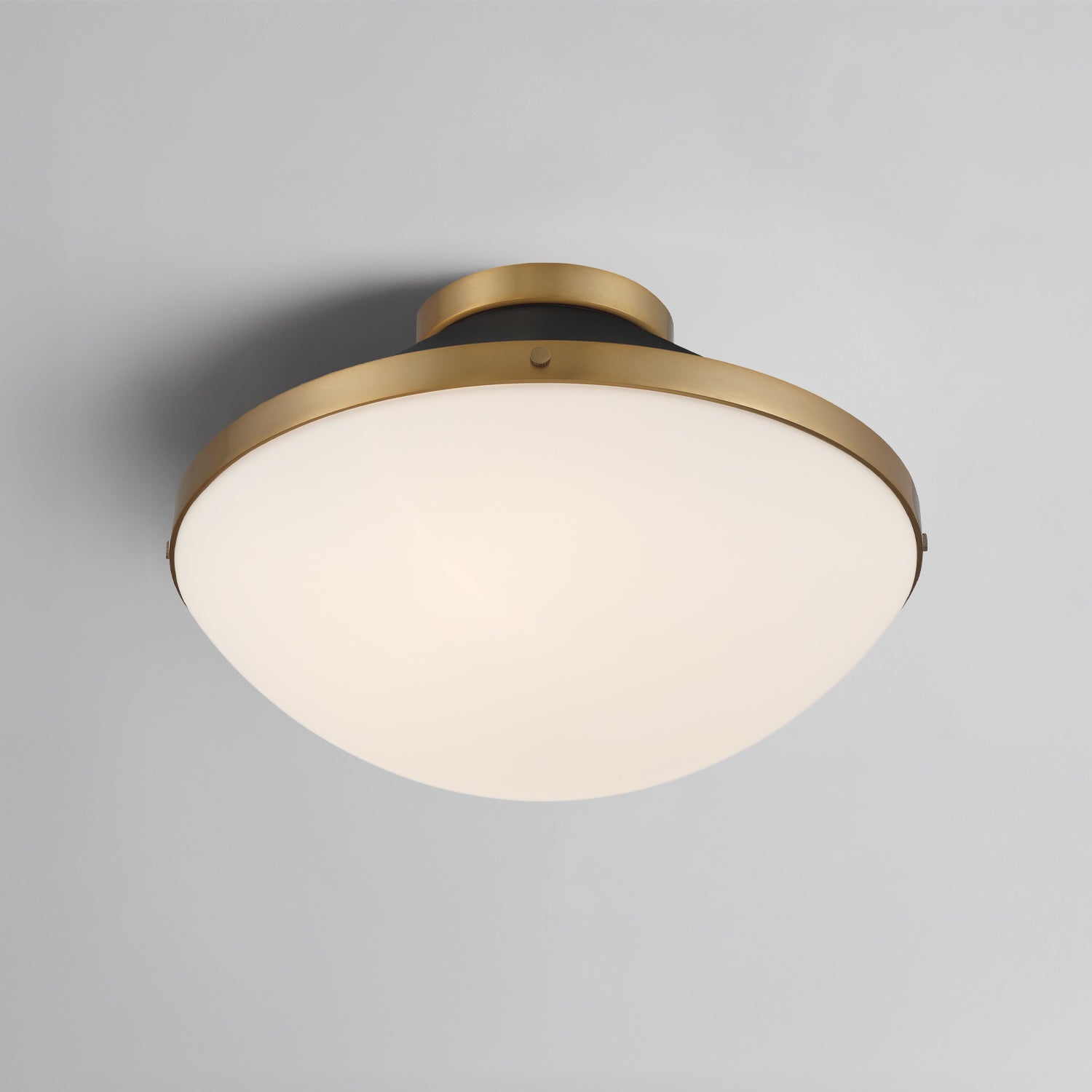Crystorama Xander XAN-8002-VG-MK – 16.25 Inch – 2 Light – Semi Flush Mount Light – Vibrant Gold – Damp Rated