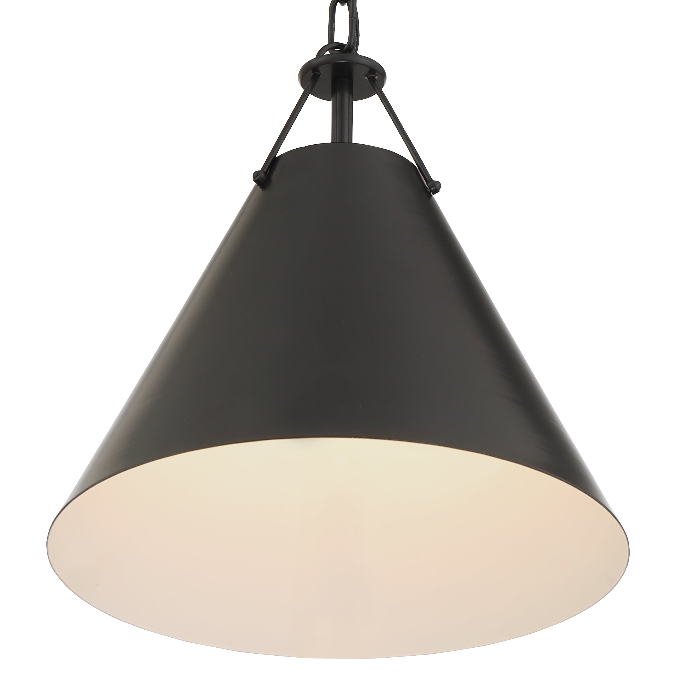 Crystorama Xavier XAV-B8301-MK – 12 Inch – 1 Light – Pendant Light – Matte Black – Damp Rated