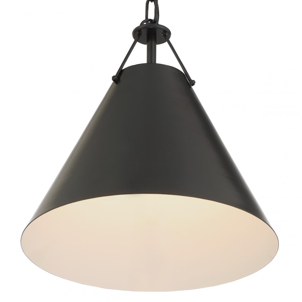 Crystorama XAVIER XAV-B8301-MK Pendant Modern - Matte Black