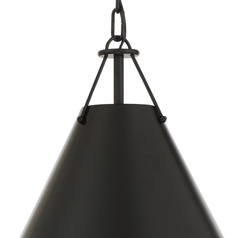 Crystorama XAVIER XAV-B8301-MK Pendant Modern - Matte Black