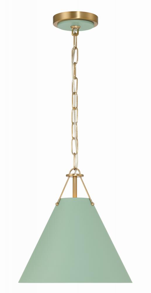 Crystorama XAVIER XAV-B8301-VG-GR Mini Pendant Modern - Vibrant Gold