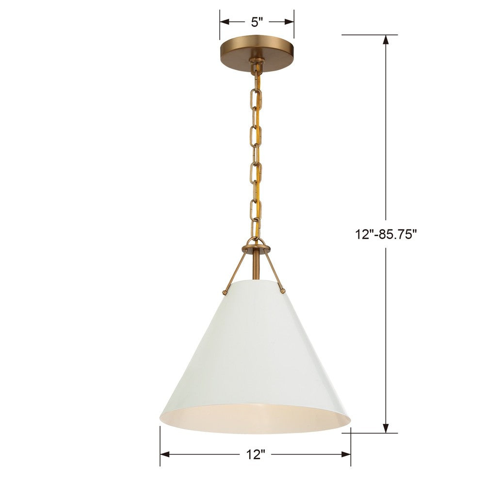 Crystorama XAVIER XAV-B8301-VG Pendant Modern - Vibrant Gold