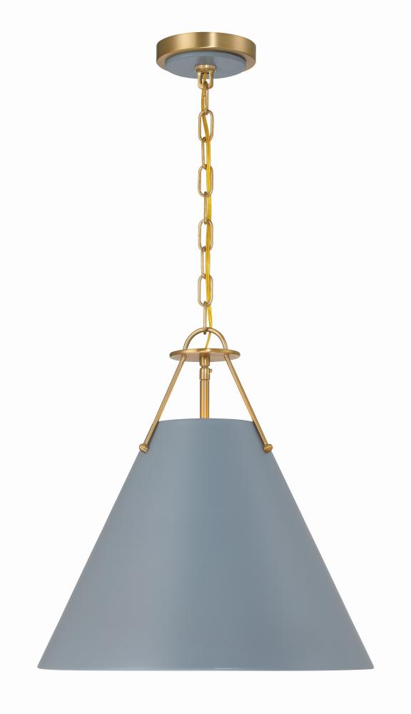 Crystorama XAVIER XAV-B8305-VG-BL Pendant Modern - Vibrant Gold