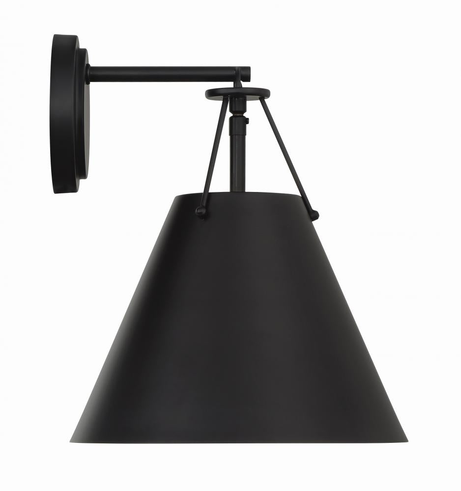 Crystorama XAVIER XAV-B8311-MK Sconce Modern - Matte Black