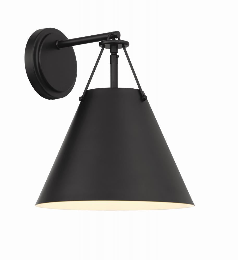 Crystorama XAVIER XAV-B8311-MK Sconce Modern - Matte Black