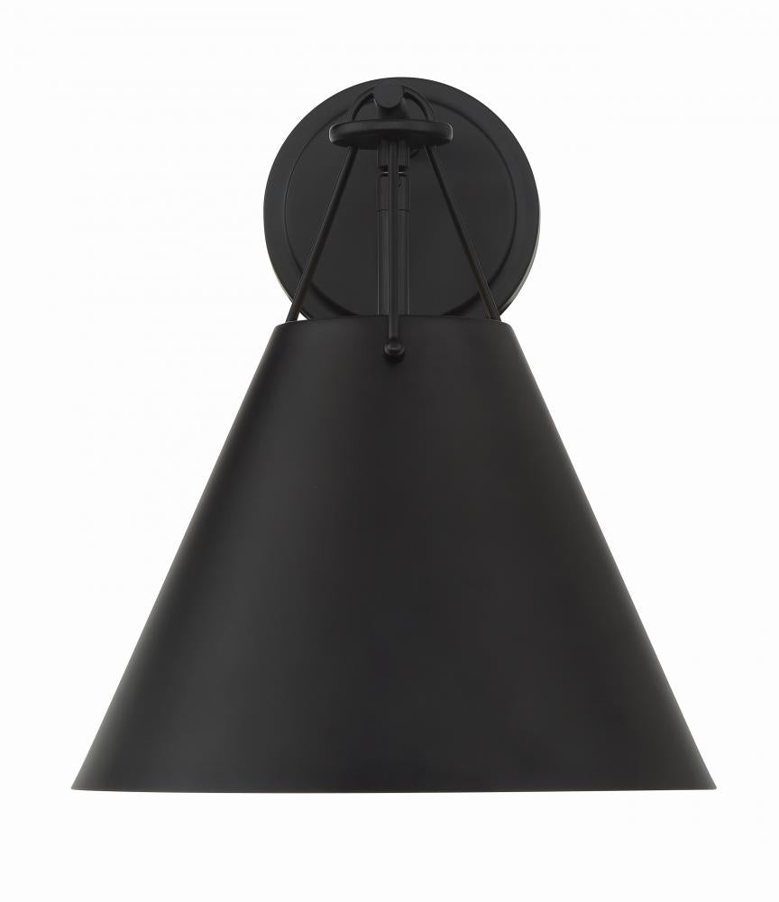 Crystorama XAVIER XAV-B8311-MK Sconce Modern - Matte Black