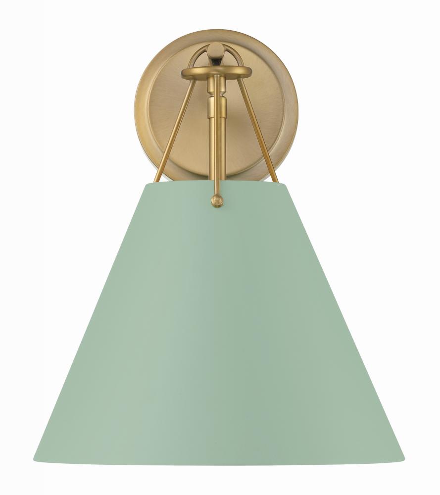 Crystorama XAVIER XAV-B8311-VG-GR Sconce Modern - Vibrant Gold