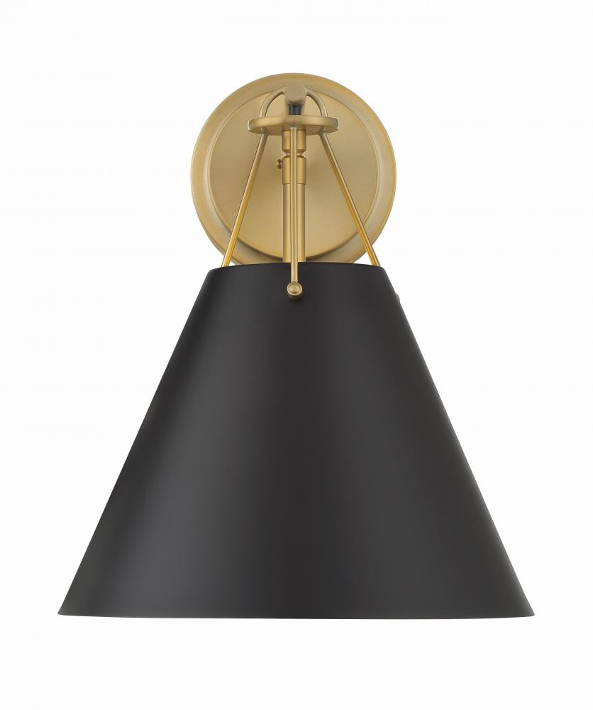 Crystorama XAVIER XAV-B8311-VG Sconce Modern - Vibrant Gold