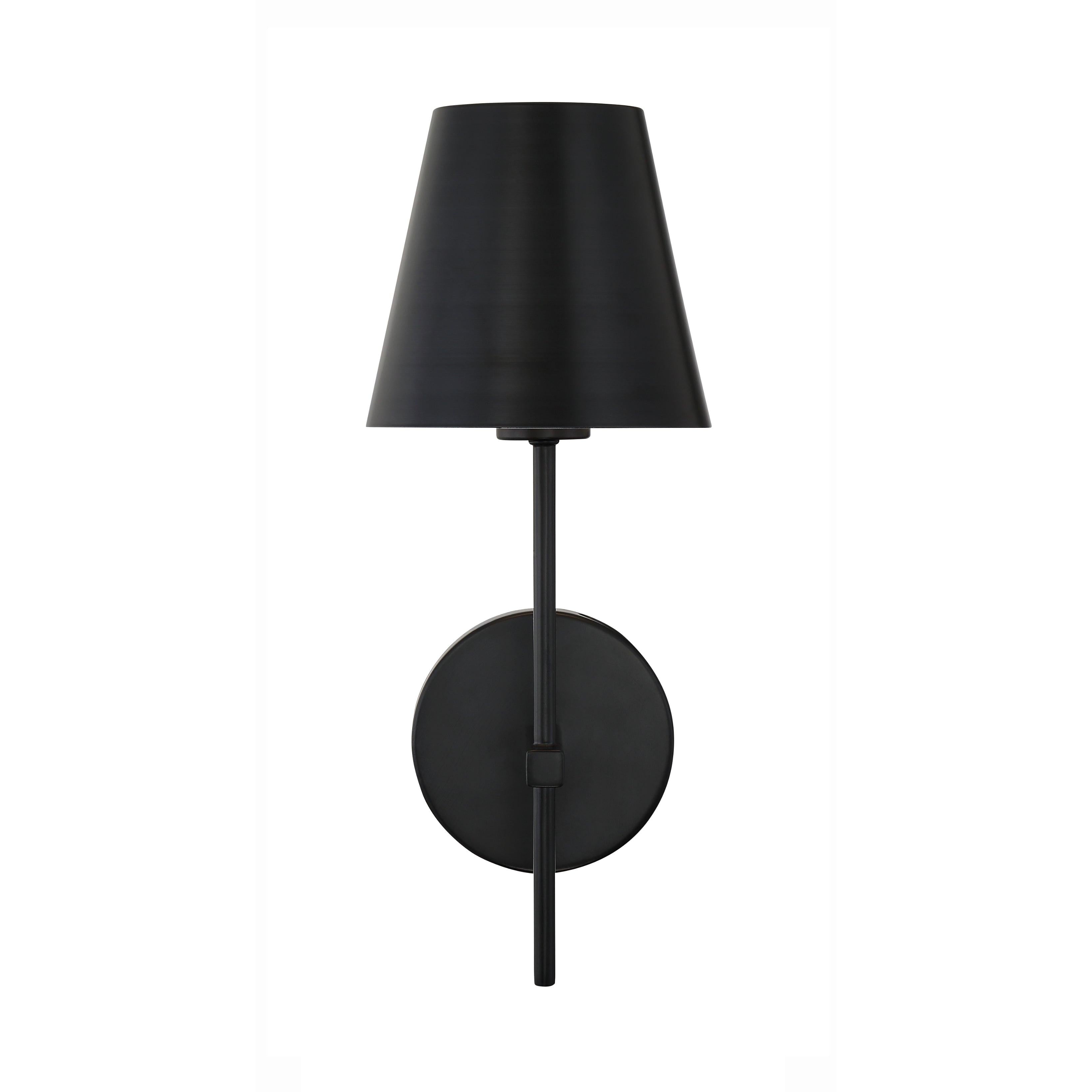 Crystorama Xavier XAV-B8321-MK – 6 Inch – 1 Light – Sconce – Matte Black – Damp Rated