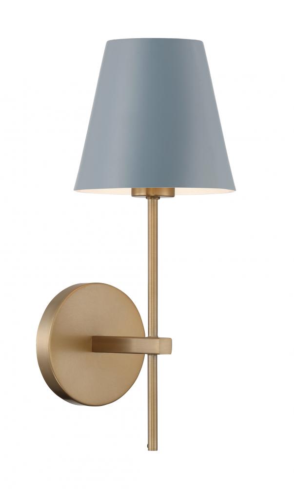 Crystorama XAVIER XAV-B8321-VG-BL Sconce Modern - Vibrant Gold