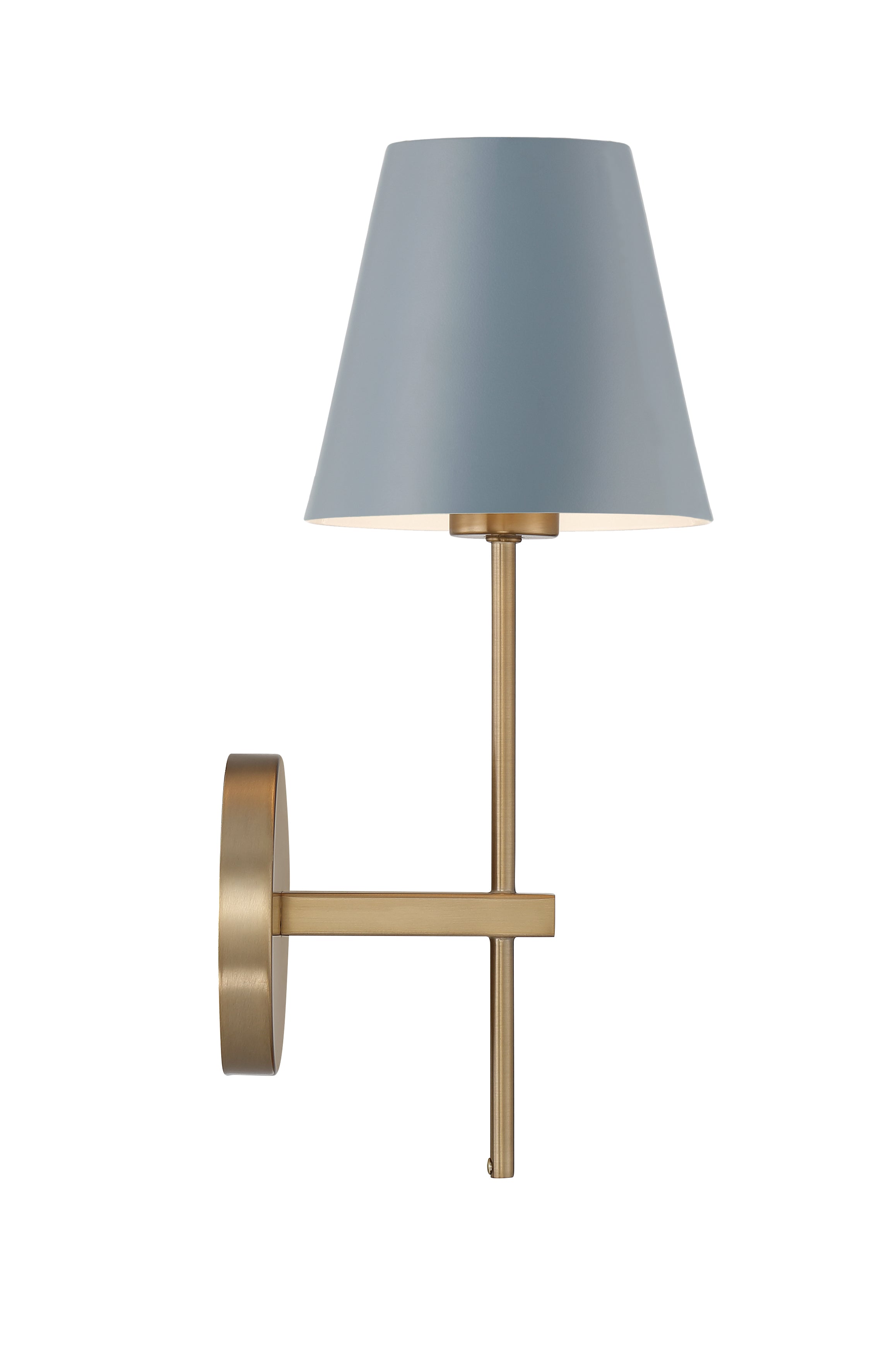 Crystorama Xavier XAV-B8321-VG-BL – 6 Inch – 1 Light – Sconce – Vibrant Gold – Damp Rated