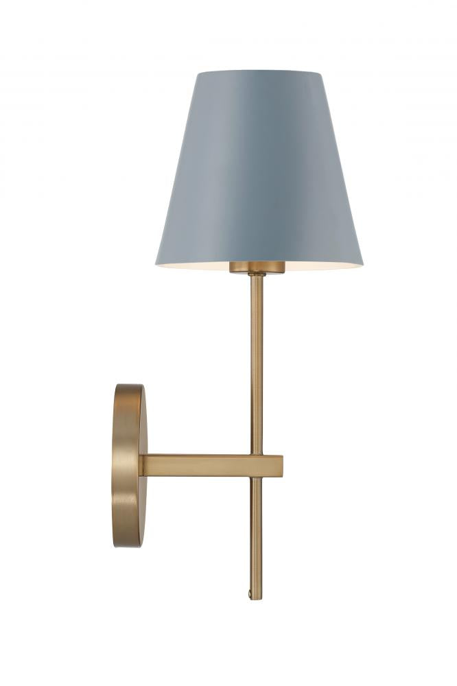 Crystorama XAVIER XAV-B8321-VG-BL Sconce Modern - Vibrant Gold