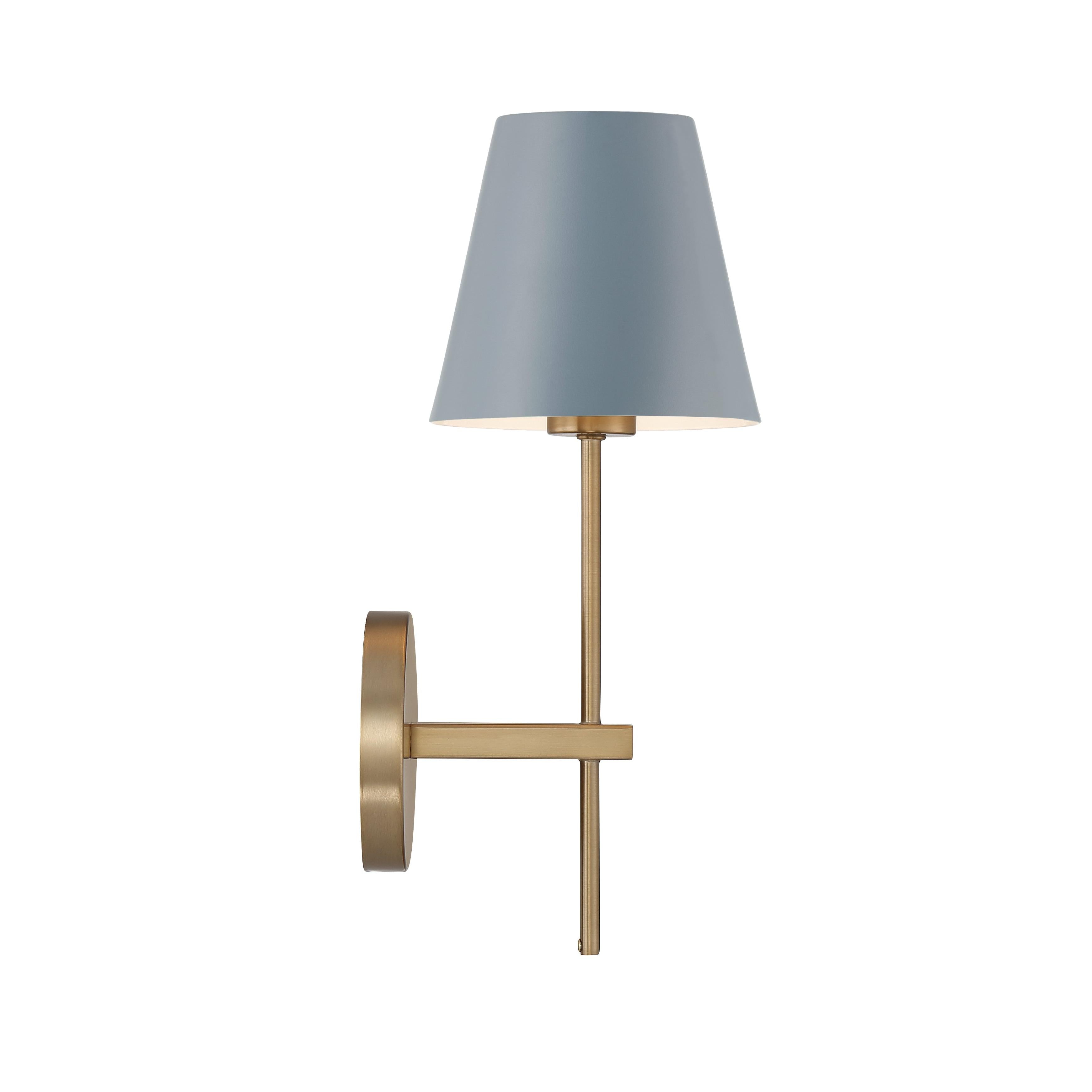 Crystorama Xavier XAV-B8321-VG-BL – 6 Inch – 1 Light – Sconce – Vibrant Gold – Damp Rated