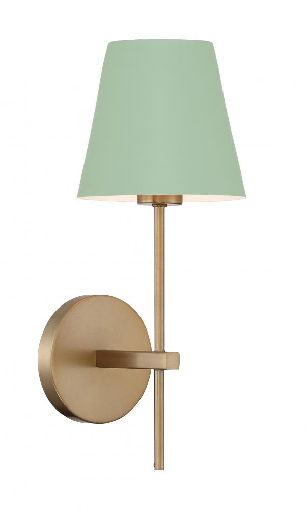 Crystorama XAVIER XAV-B8321-VG-GR Sconce Modern - Vibrant Gold