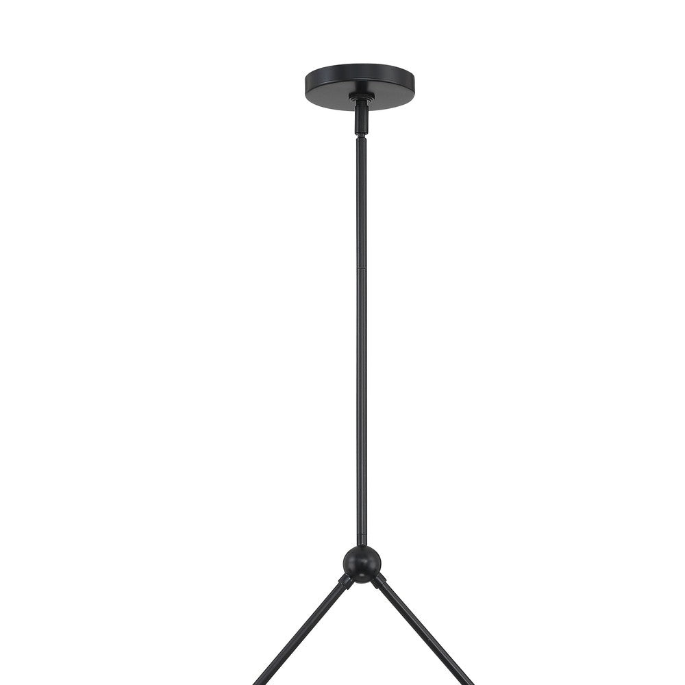 Crystorama XAVIER XAV-B9302-MK Chandelier Modern - Matte Black