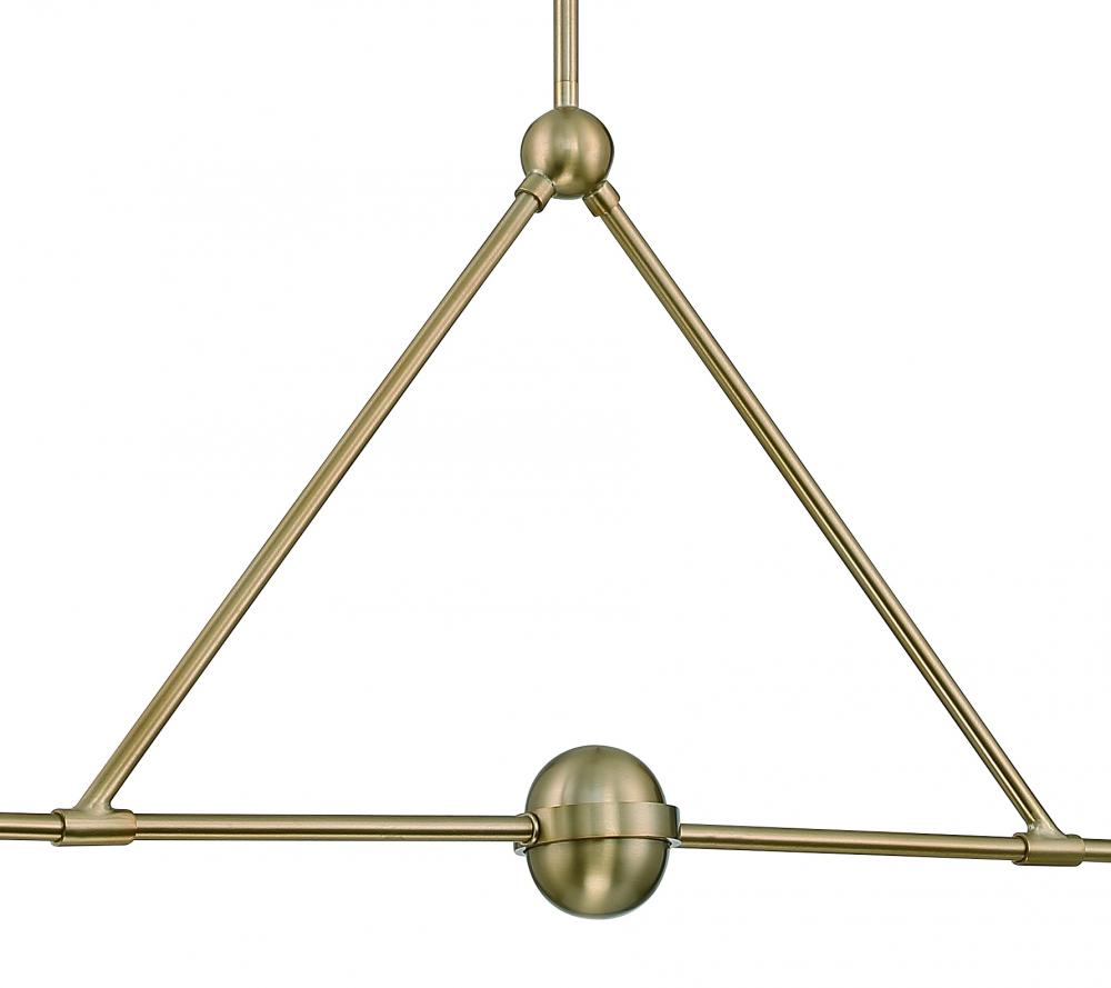 Crystorama XAVIER XAV-B9302-VG-WH Chandelier Modern - Vibrant Gold