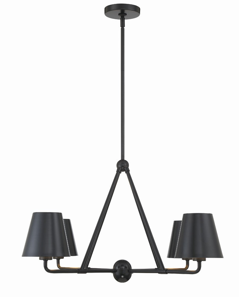 Crystorama XAVIER XAV-B9304-MK Chandelier Modern - Matte Black