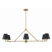 Crystorama Xavier XAV-B9306-VG – 46 Inch – 6 Light – Chandelier – Vibrant Gold – Damp Rated