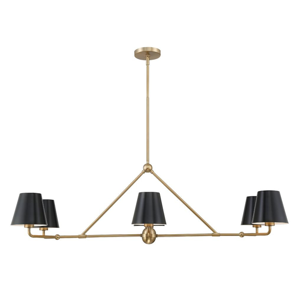 Crystorama XAVIER XAV-B9306-VG Chandelier Modern - Vibrant Gold