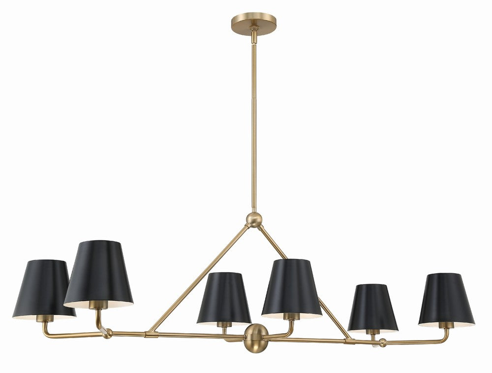 Crystorama XAVIER XAV-B9306-VG Chandelier Modern - Vibrant Gold