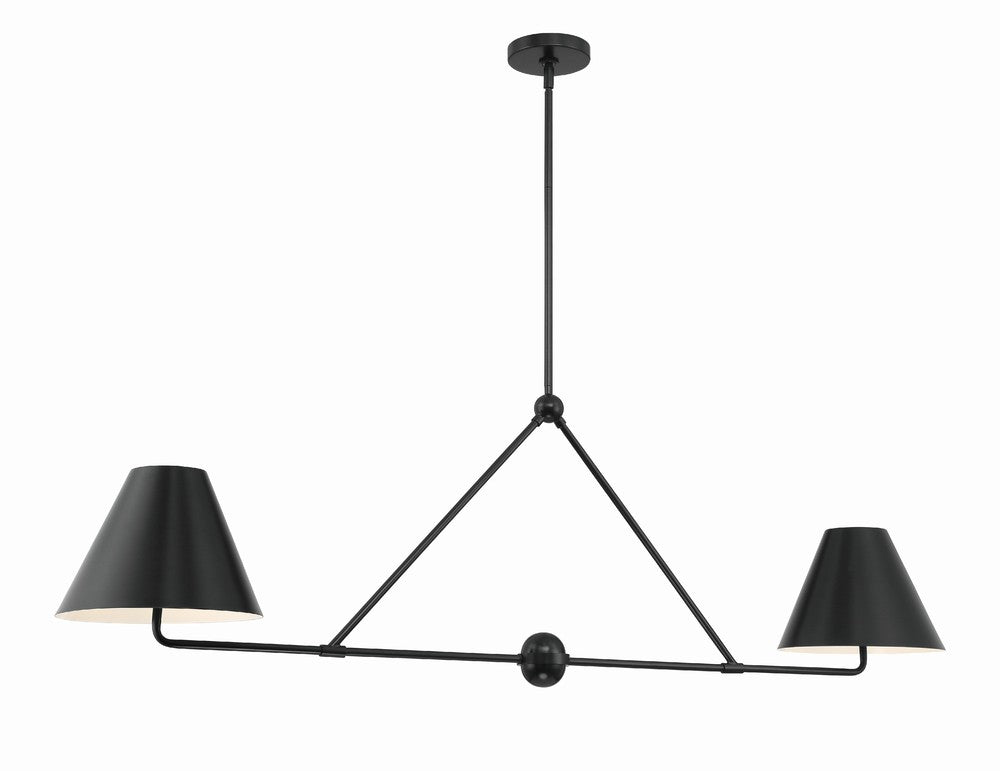 Crystorama XAVIER XAV-B9307-MK Chandelier Modern - Matte Black