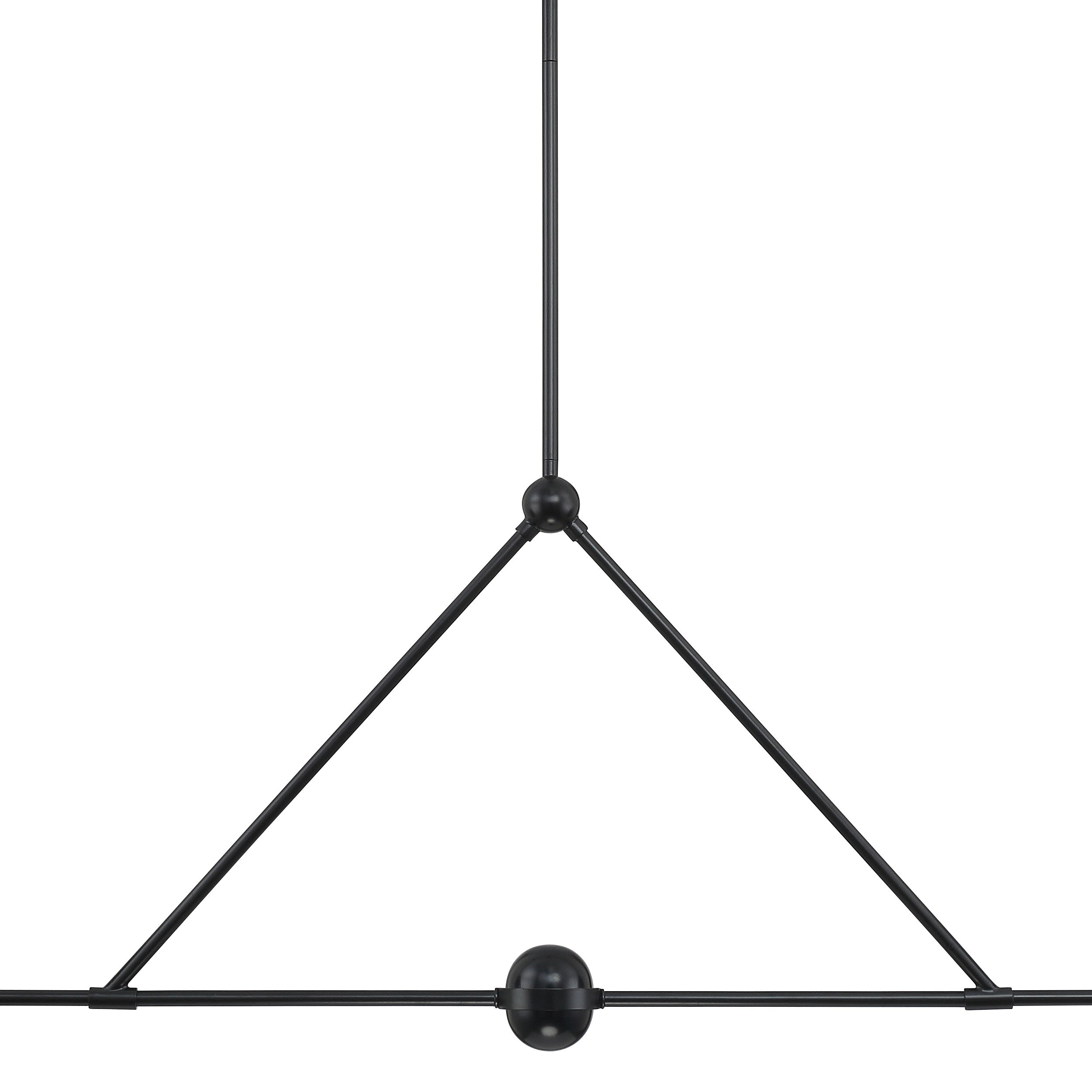 Crystorama Xavier XAV-B9307-MK – 54 Inch – 4 Light – Chandelier – Matte Black – Damp Rated