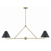 Crystorama Xavier XAV-B9307-VG – 54 Inch – 4 Light – Chandelier – Vibrant Gold – Damp Rated
