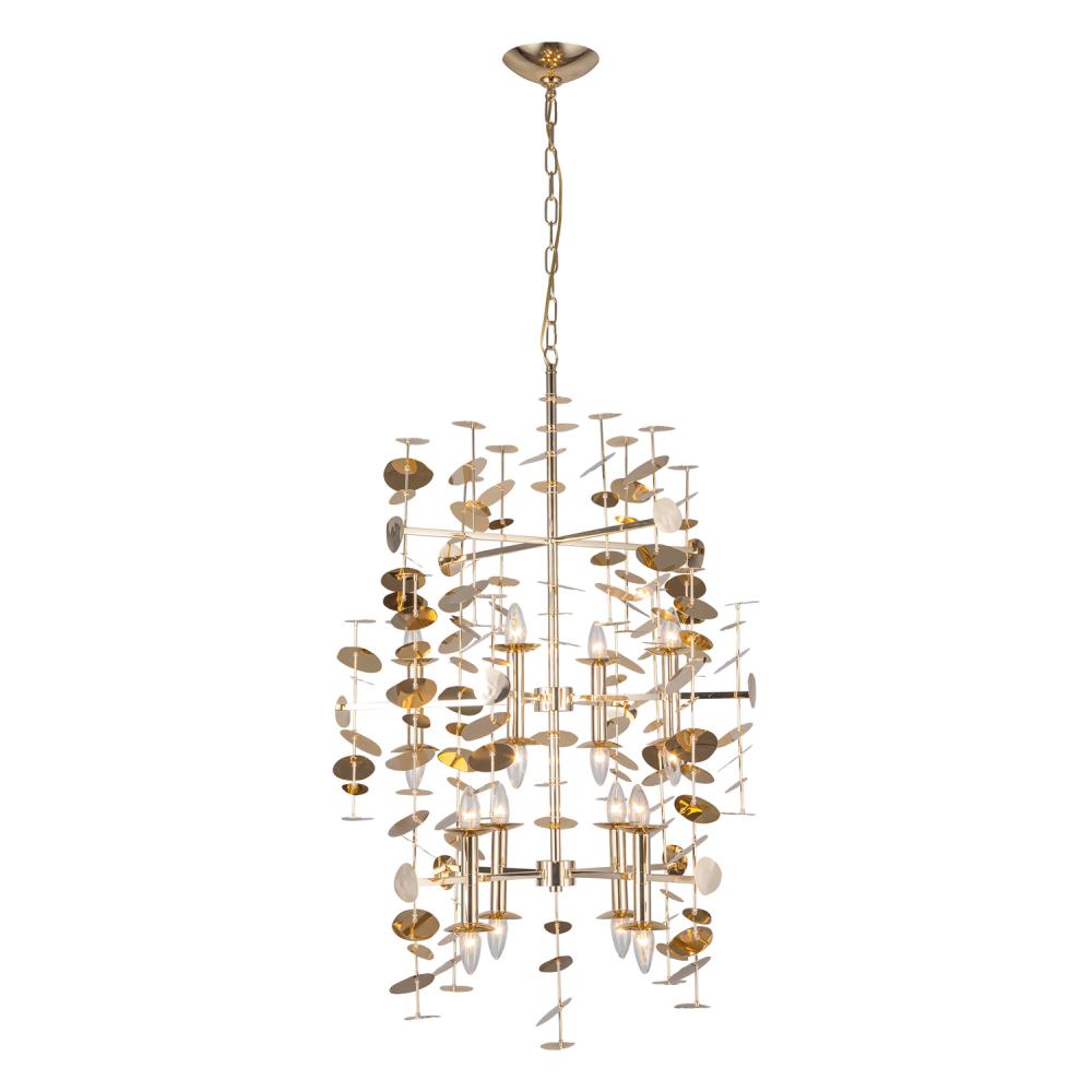 Alora Lighting YUKARI CH340041PB Chandelier - Polished Brass